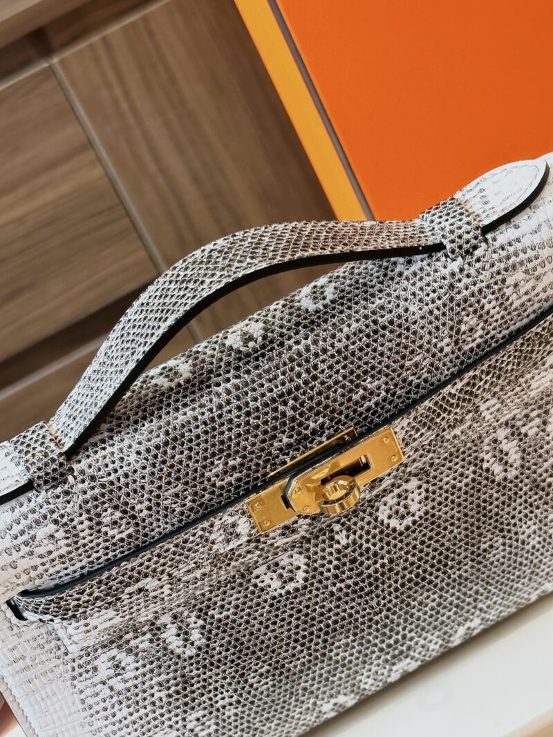 Hermes Constance Omber Genuine Lizard leather Gold Hardware