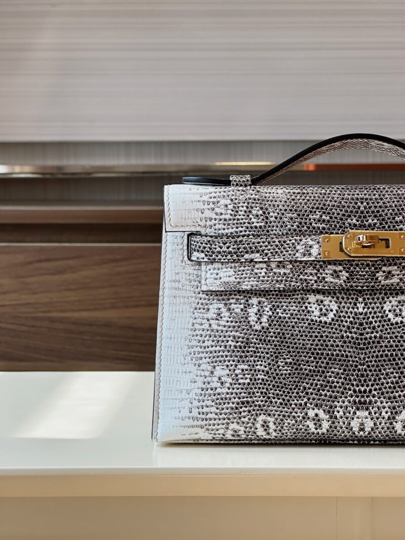 Hermes Constance Omber Genuine Lizard leather Gold Hardware