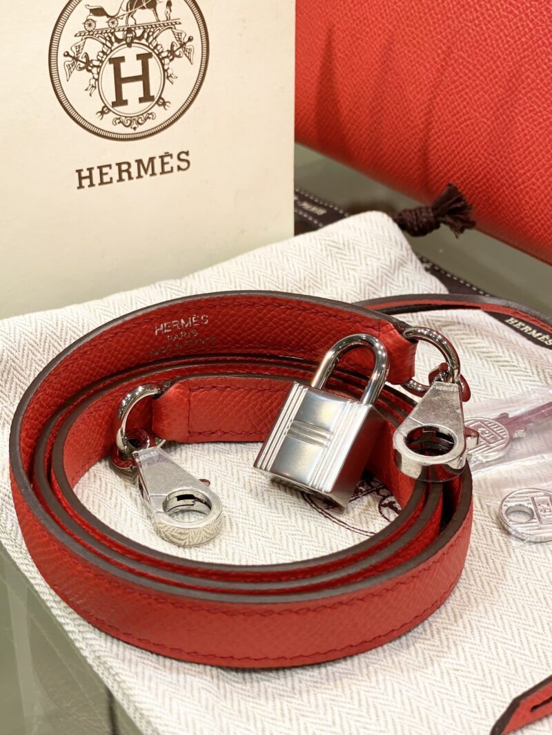 Hermes Kelly 28 Pink Rose Epsom Leather Palladium Hardware