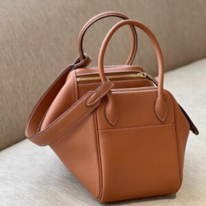 Hermes Lindy 26 Brown Gold Hardware