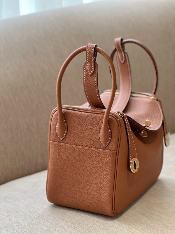 Hermes Lindy 26 Brown Gold Hardware