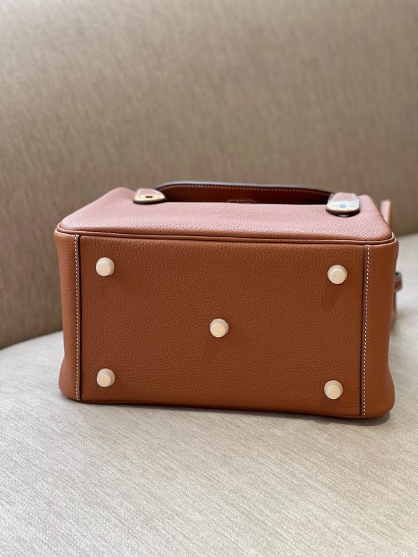 Hermes Lindy 26 Brown Gold Hardware