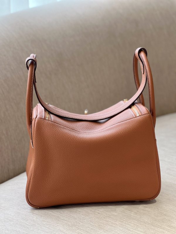 Hermes Lindy 26 Brown Gold Hardware
