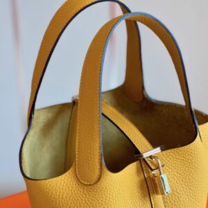 Hermes Picotin 18 Yellow Togo leather Gold Hardware