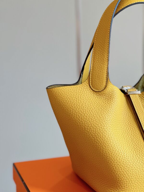 Hermes Picotin 18 Yellow Togo leather Gold Hardware