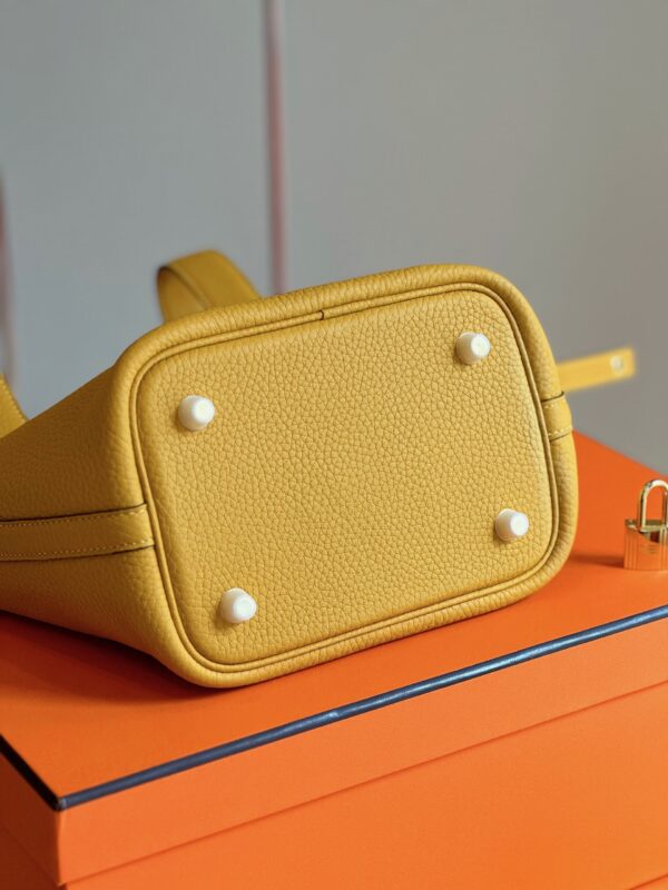 Hermes Picotin 18 Yellow Togo leather Gold Hardware