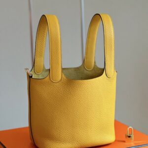 Hermes Picotin 18 Yellow Togo leather Gold Hardware
