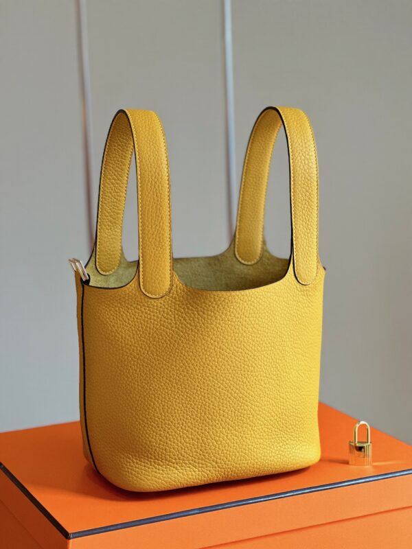 Hermes Picotin 18 Yellow Togo leather Gold Hardware