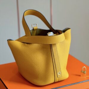 Hermes Picotin 18 Yellow Togo leather Gold Hardware