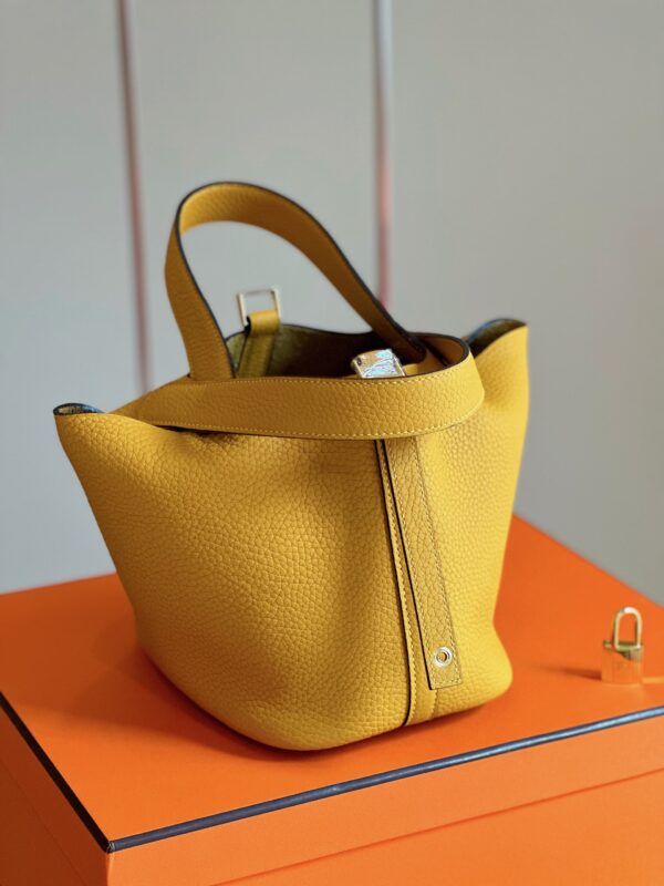 Hermes Picotin 18 Yellow Togo leather Gold Hardware