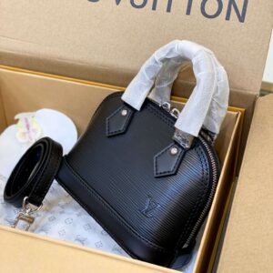 Louis Vuitton LV Alma Handbags Woman’s Black 18cm