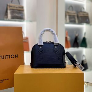 Louis Vuitton LV Alma Handbags Woman’s Black 18cm