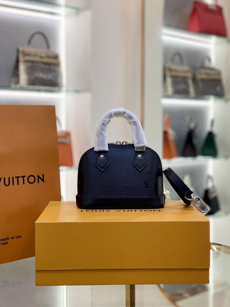 Louis Vuitton LV Alma Handbags Woman’s Black 18cm