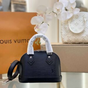 Louis Vuitton LV Alma Handbags Woman’s Black 18cm