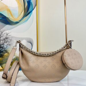 Louis Vuitton LV Baia Mahina Mono Pattern Like Auth Handbags 26x17x7.5cm