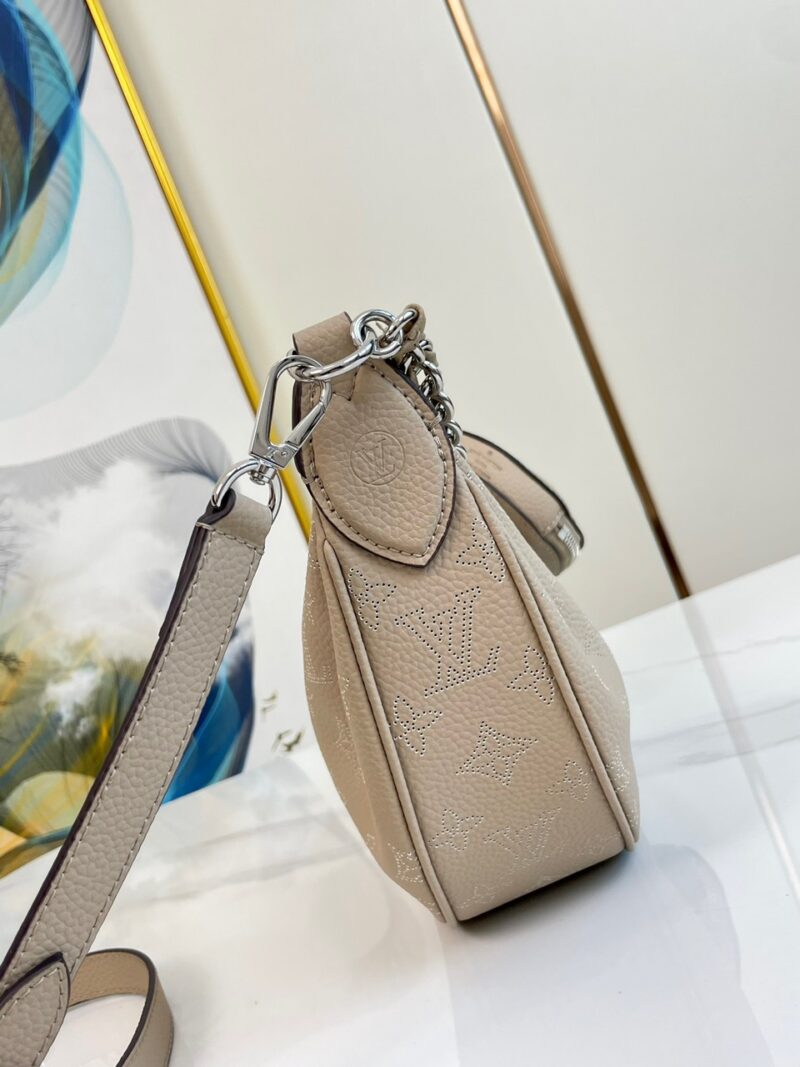 Louis Vuitton LV Baia Mahina Mono Pattern Like Auth Handbags 26x17x7.5cm