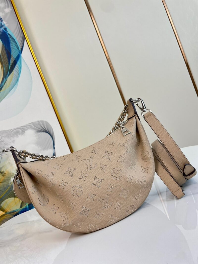 Louis Vuitton LV Baia Mahina Mono Pattern Like Auth Handbags 26x17x7.5cm