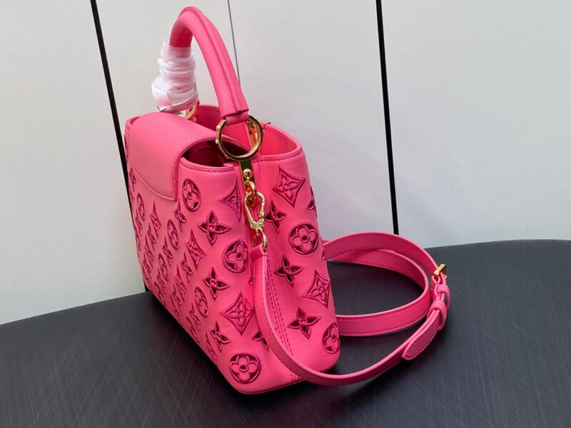 Louis Vuitton LV Capucines BB Handbags Pink 27x18x9cm