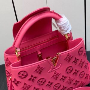Louis Vuitton LV Capucines BB Handbags Pink 27x18x9cm