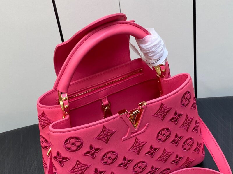 Louis Vuitton LV Capucines BB Handbags Pink 27x18x9cm