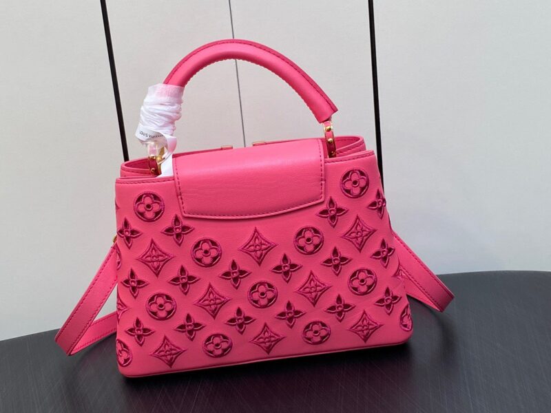 Louis Vuitton LV Capucines BB Handbags Pink 27x18x9cm