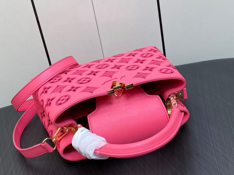 Louis Vuitton LV Capucines BB Handbags Pink 27x18x9cm