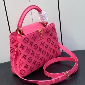Louis Vuitton LV Capucines BB Handbags Pink 27x18x9cm