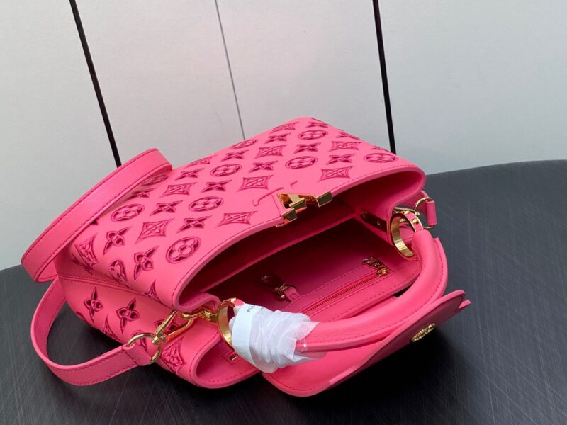 Louis Vuitton LV Capucines BB Handbags Pink 27x18x9cm