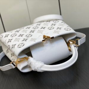 Louis Vuitton LV Capucines BB White Handbags 27x18x9cm