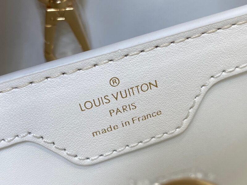 Louis Vuitton LV Capucines BB White Handbags 27x18x9cm