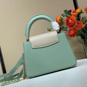 Louis Vuitton LV Capucines BB Cowhide Leather Handbags 21x14x8cm