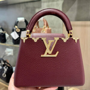 Tui-Xach-Louis-Vuitton-LV-Capucines-Sieu-Cap-Nu-Mau-Do-Man-21cm-1 Louis Vuitton LV Onthego Woman’s Grey Cowhide Leather Handbags 25cm