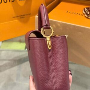 Louis Vuitton LV Capucines Handbags Stone Pattern 21cm