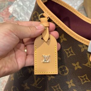 Louis Vuitton Handbags LV Carry All MM Monogram Brown Color 39x30x15cm
