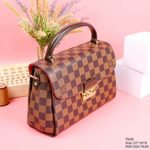 Louis Vuitton LV Croisette Replica Handbags Caro Pattern 22x16x8cm