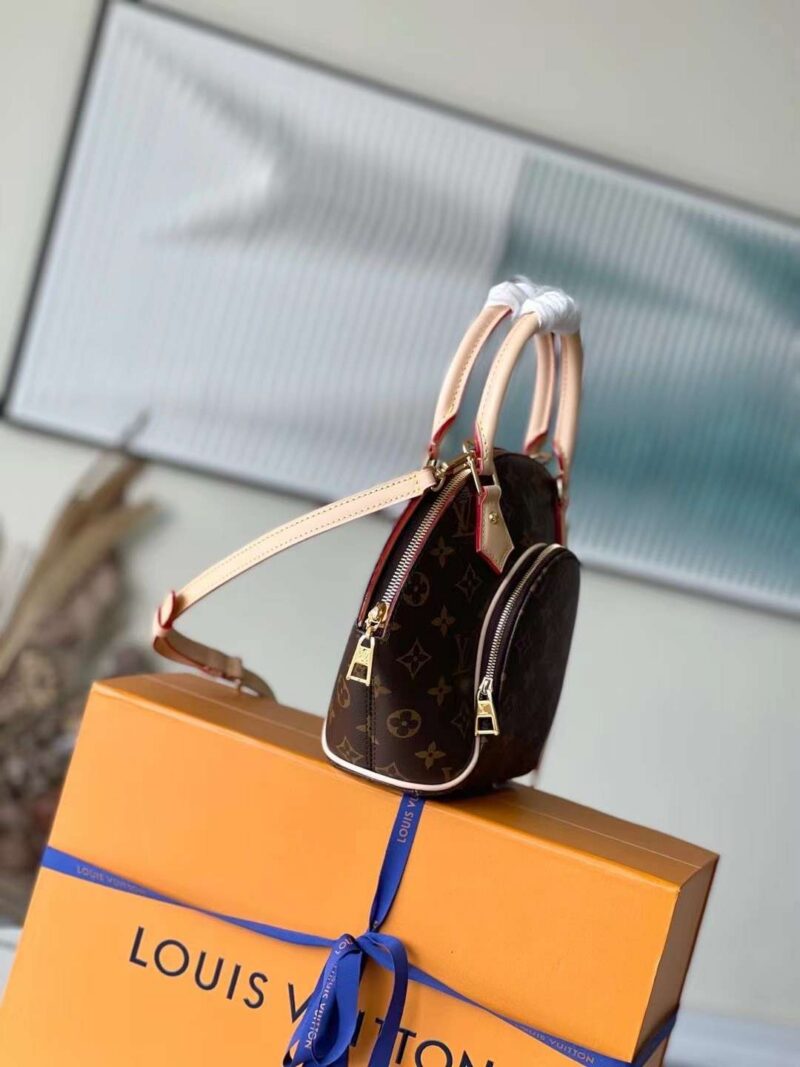 Louis Vuitton Ellipse BB Monogram Handle White Milk Handbags 28x21x8cm