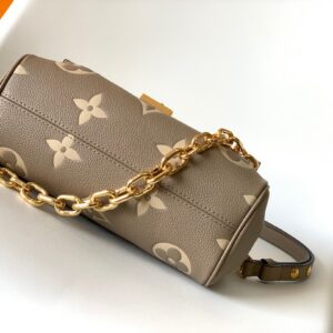 Louis Vuitton LV Favorite Brown Like Auth Handbags Lock Gold 24x14cm