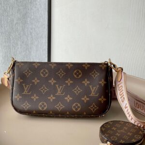 Louis Vuitton LV Multi Pochette Handle Monogram Handbags 24x16x6cm