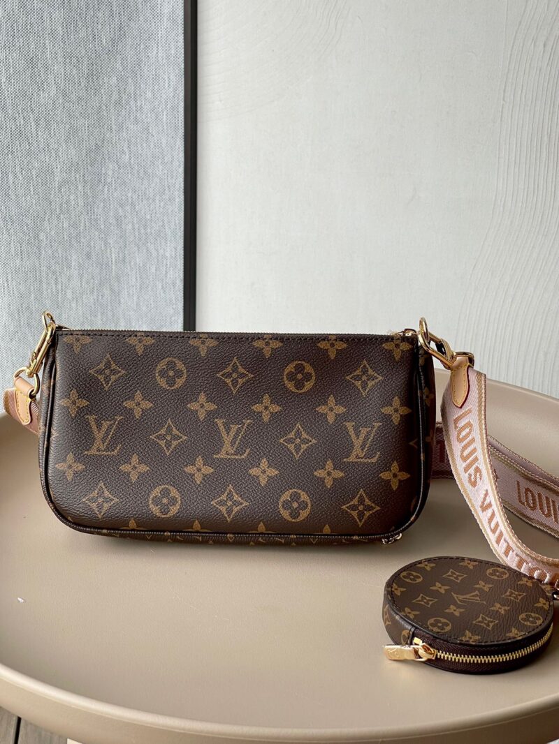 Louis Vuitton LV Multi Pochette Handle Monogram Handbags 24x16x6cm