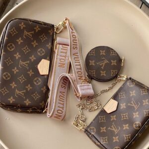 Louis Vuitton LV Multi Pochette Handle Monogram Handbags 24x16x6cm