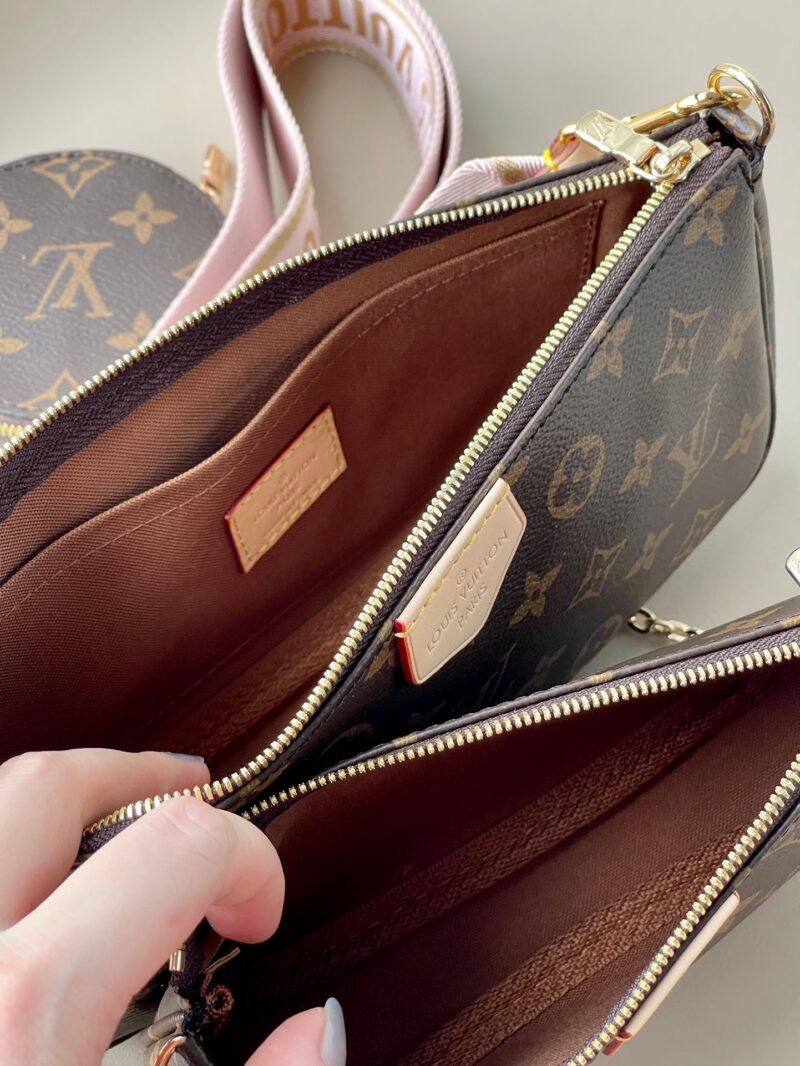 Louis Vuitton LV Multi Pochette Handle Monogram Handbags 24x16x6cm