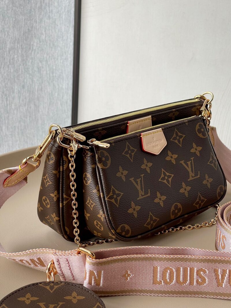 Louis Vuitton LV Multi Pochette Handle Monogram Handbags 24x16x6cm