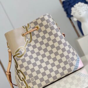 Louis Vuitton LV Neonoe BB Lock Pattern Like Auth Handbags 26cm