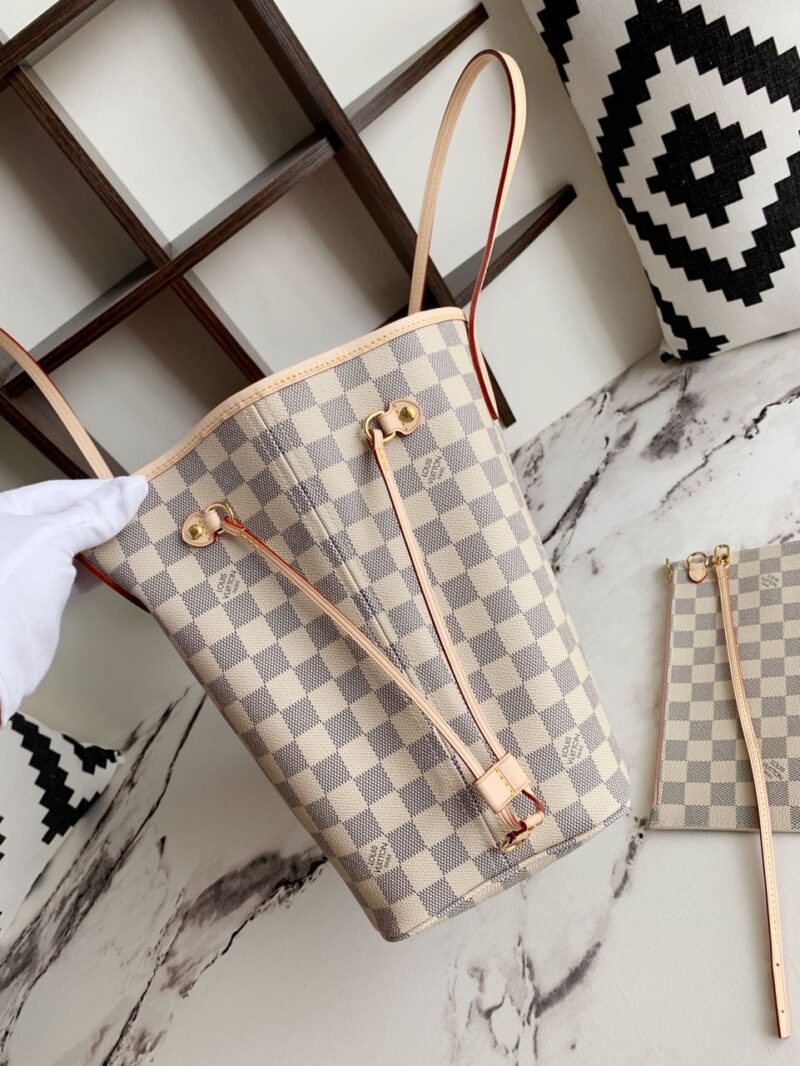 Louis Vuitton LV Neverfull Handbags Caro Pattern 32x29x17cm