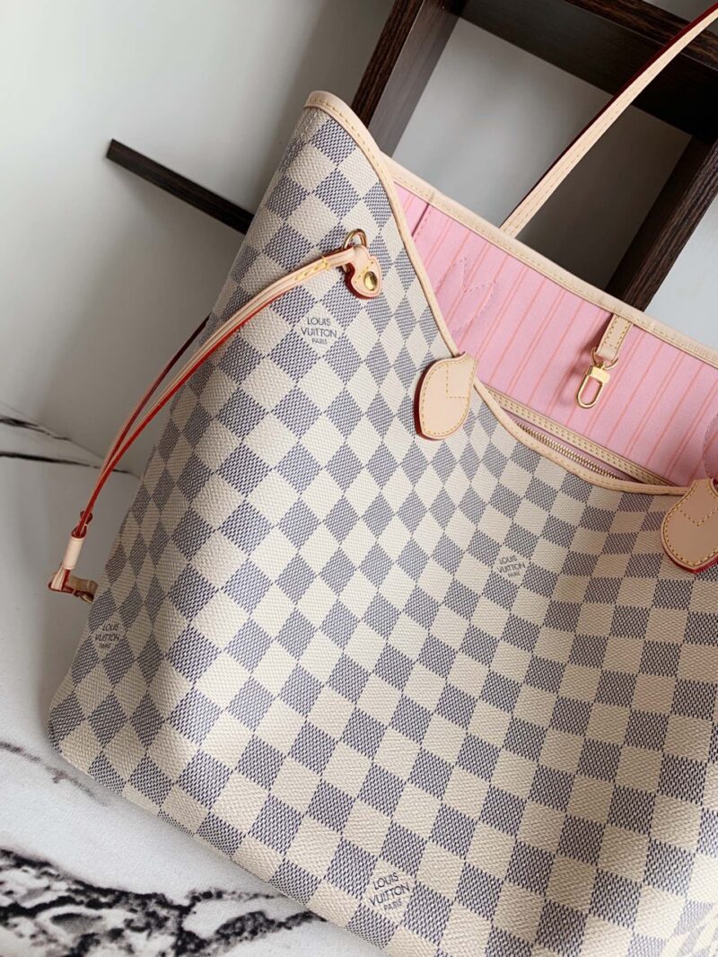 Louis Vuitton LV Neverfull Handbags Caro Pattern 32x29x17cm