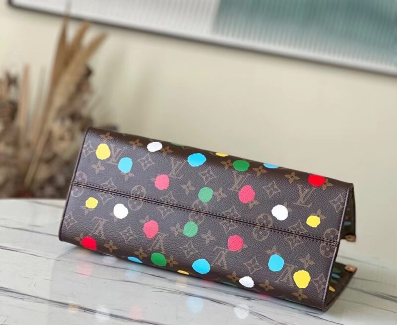 Louis Vuitton LV Onthego Polka Dot Pattern Handbags 35x28cm