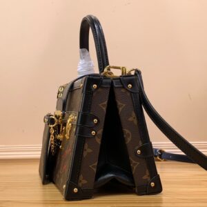 Louis Vuitton LV Petite Malle LV Monogram Pattern Like Auth Handbags 24x16x13cm