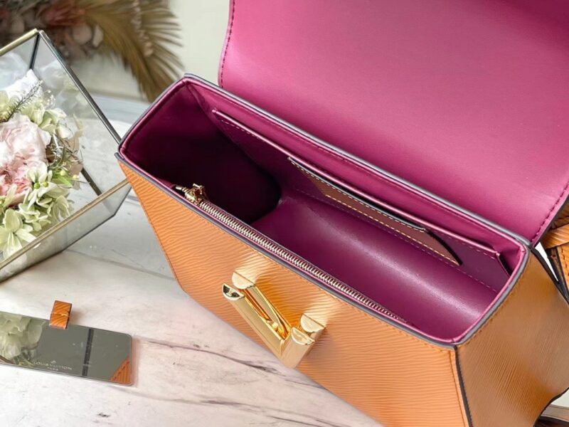 Louis Vuitton LV Twist Mini Orange Handbags 23x17x9cm