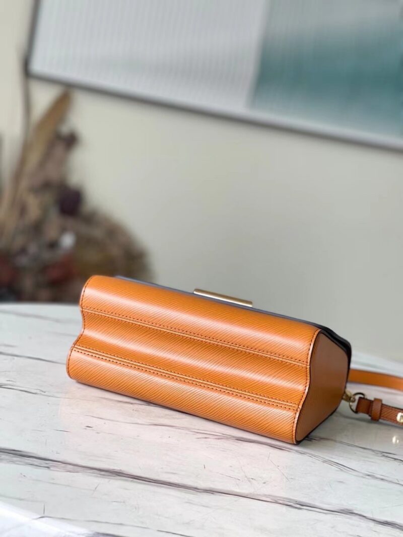 Louis Vuitton LV Twist Mini Orange Handbags 23x17x9cm