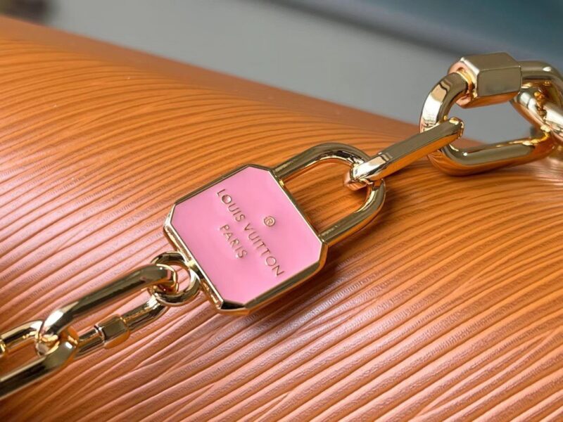 Louis Vuitton LV Twist Mini Orange Handbags 23x17x9cm